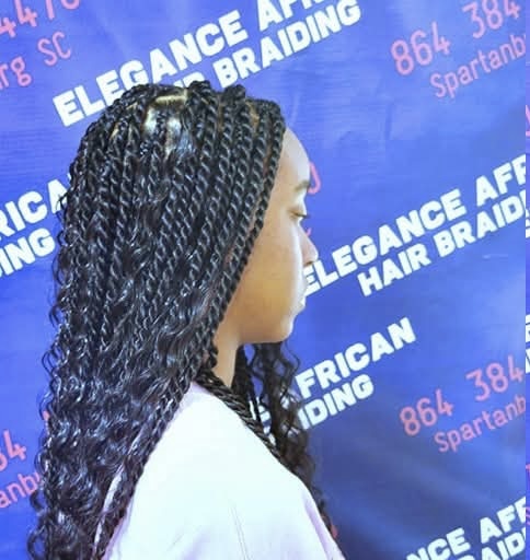 Before and after hairstyle 4